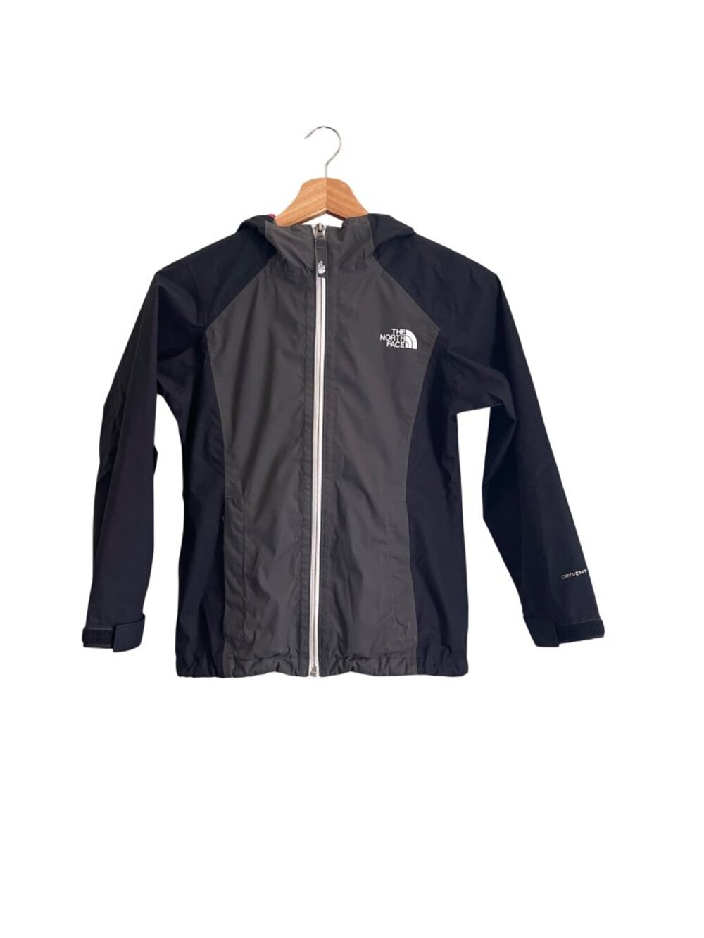 The North Face Girls DryVent Hooded Rain Jacket Size 7/8 Outdoor Waterproof